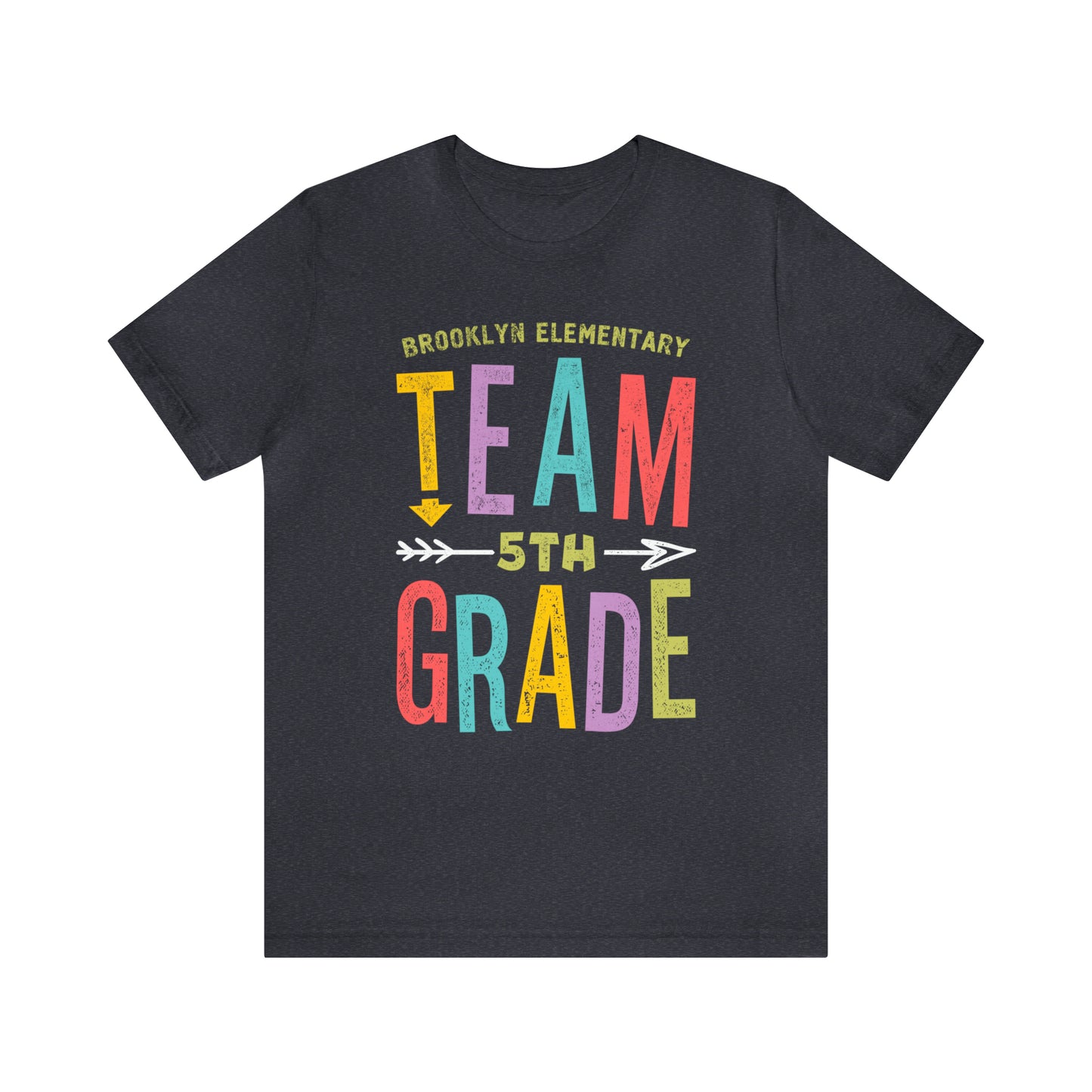 Team 5th Grade Personalized Shirt - Fifth Grade Squad Tee - Back to School Teacher t-shirt