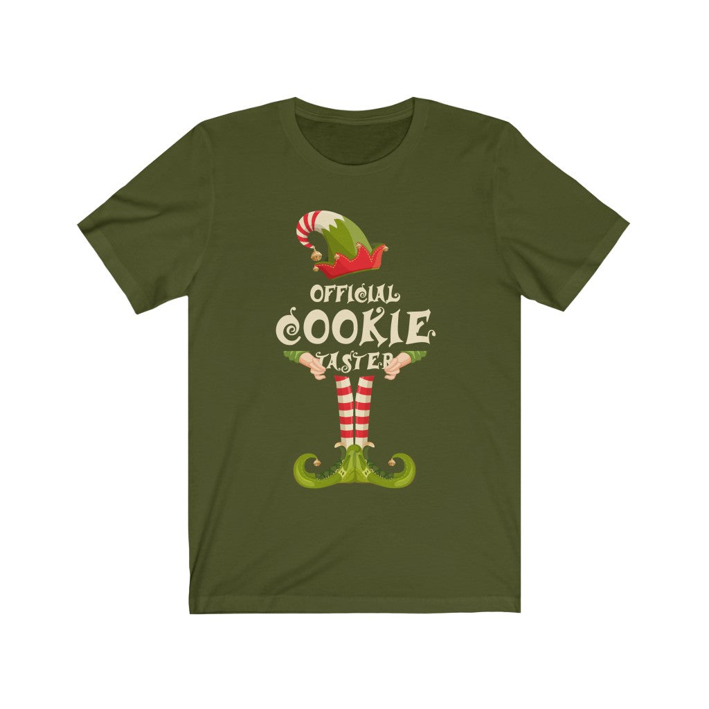 Christmas shirt for woman or man - official cookie taster - family matching funny Christmas costume t-shirt - 37 Design Unit