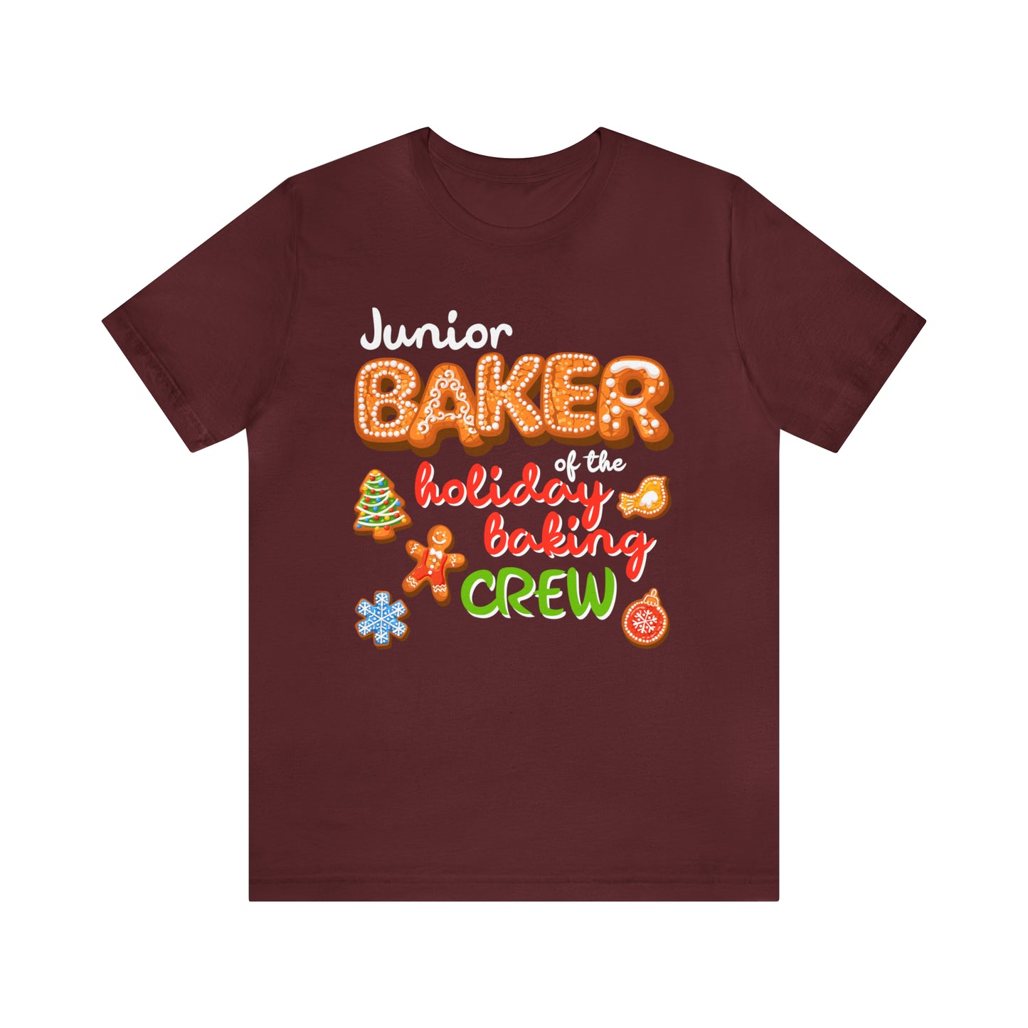 Junior Baker of the holiday baking crew Shirt Family Matching Funny Christmas pyjama top