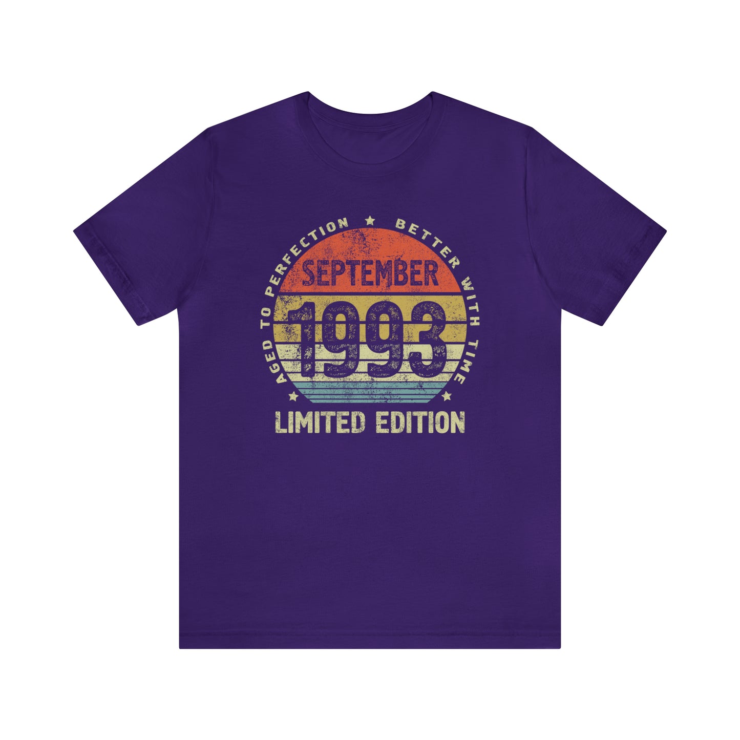 1993 birthday shirt for men or women September 1993 gift for wife or husband Better with Time