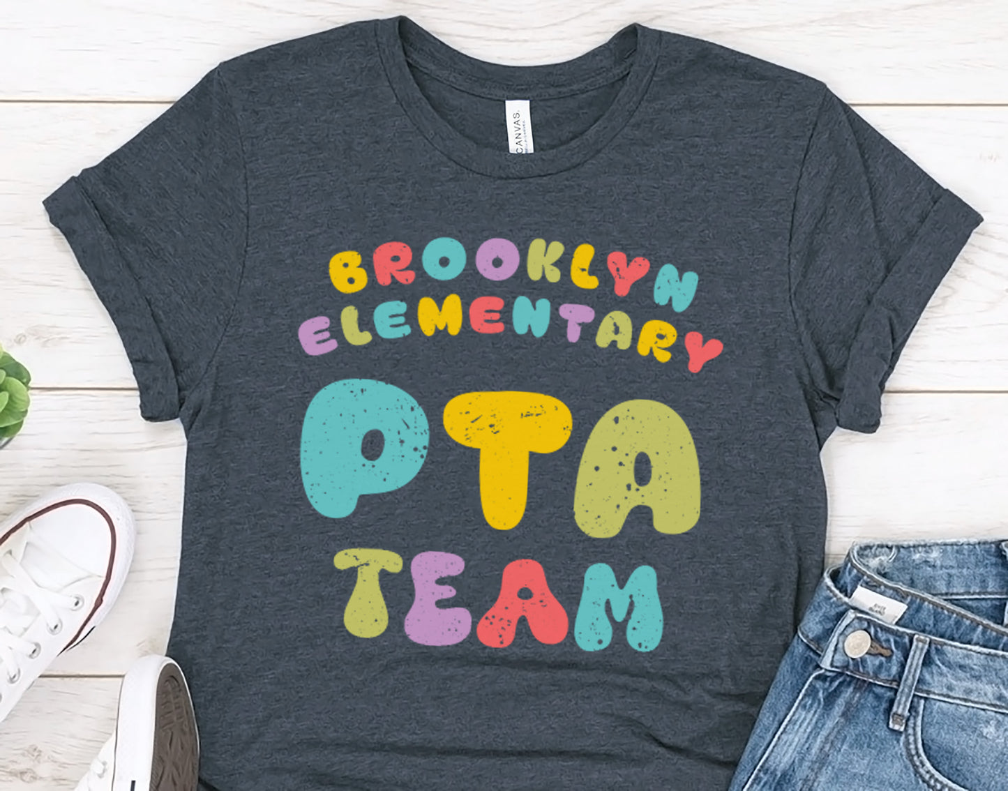 Custom PTA Team School Volunteer Shirt
