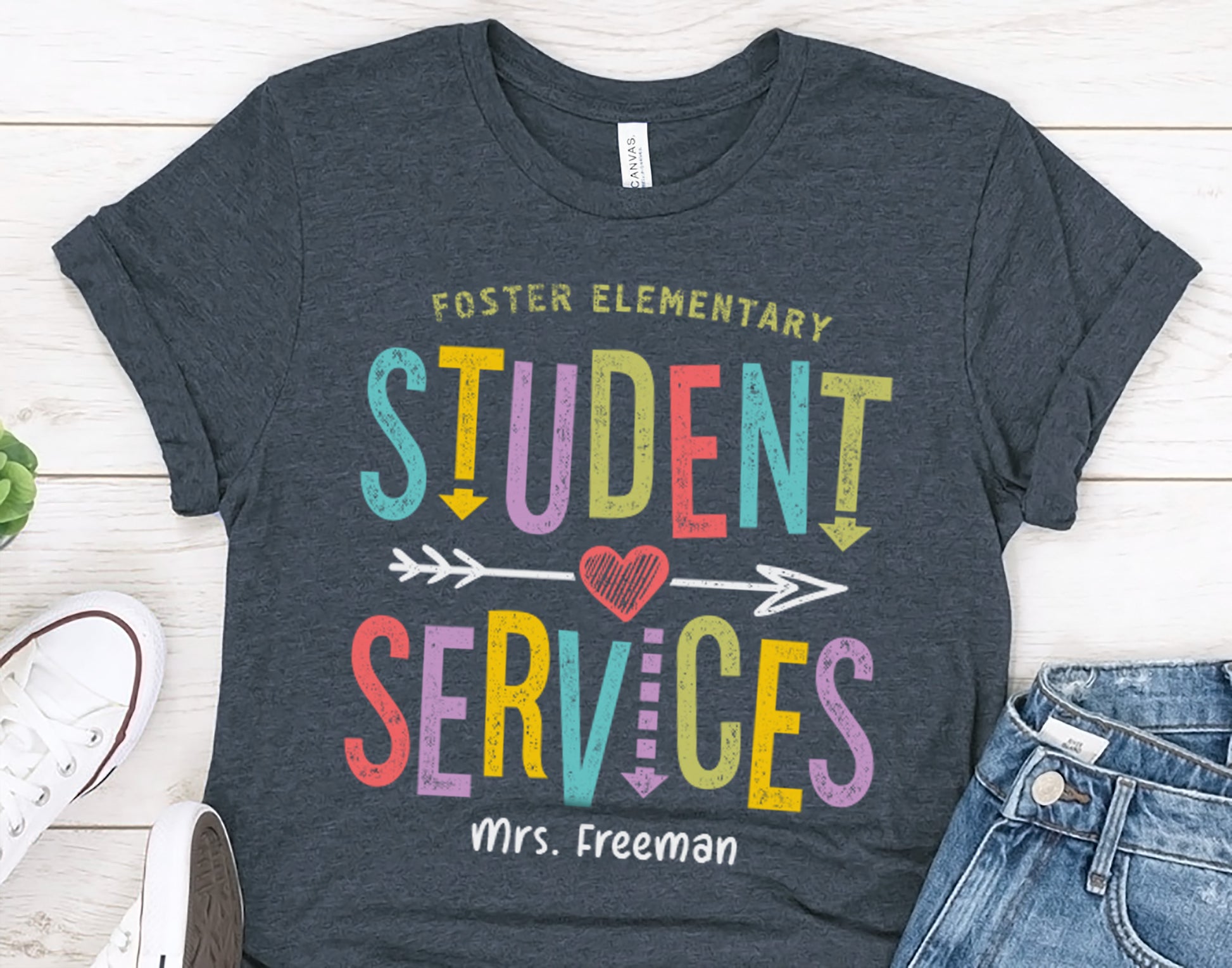 Student Services Shirt | Custom School Counselor Gift | Social Worker Tee