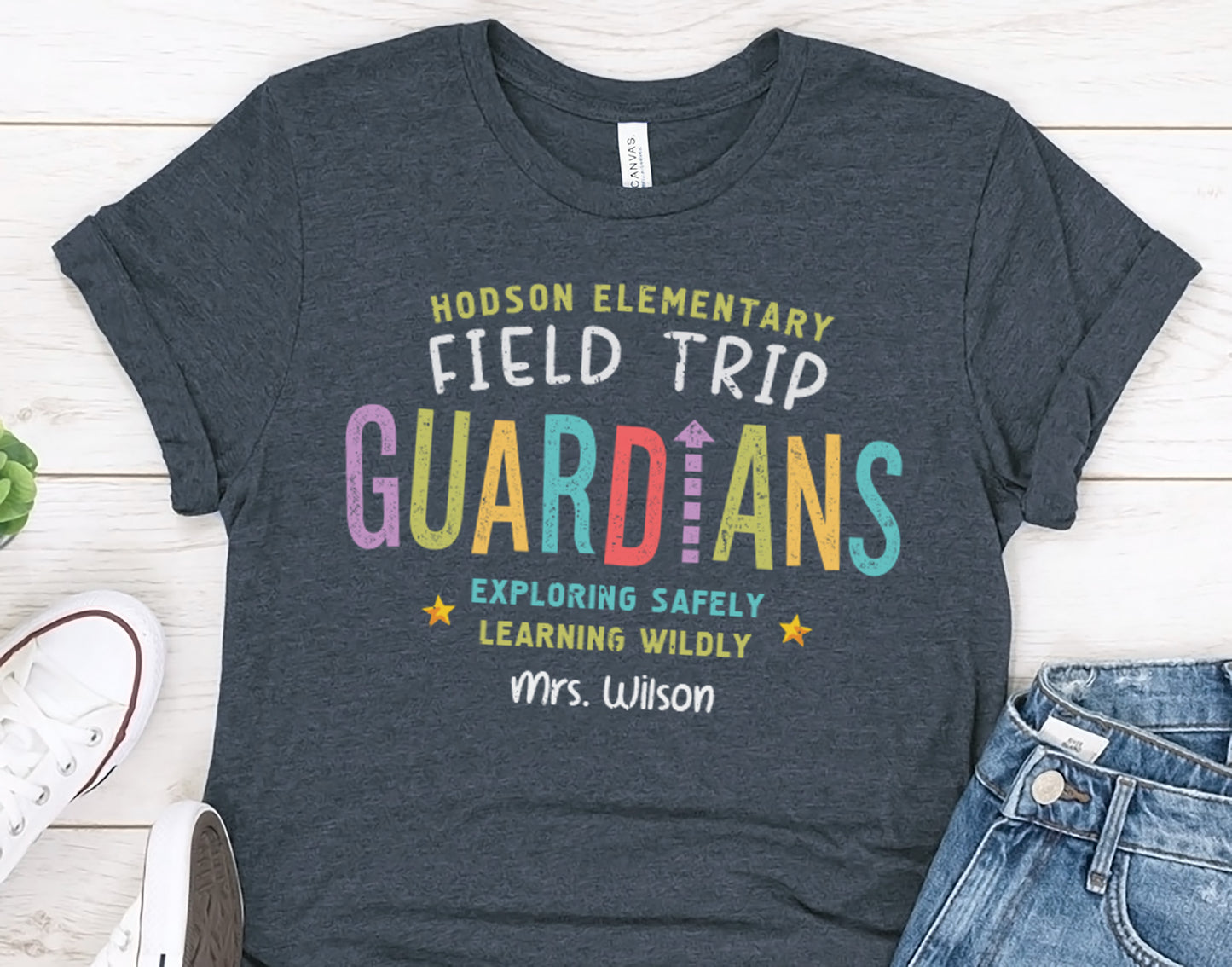 Field Trip Guardians Shirt | Custom Teacher Tee for School Trip