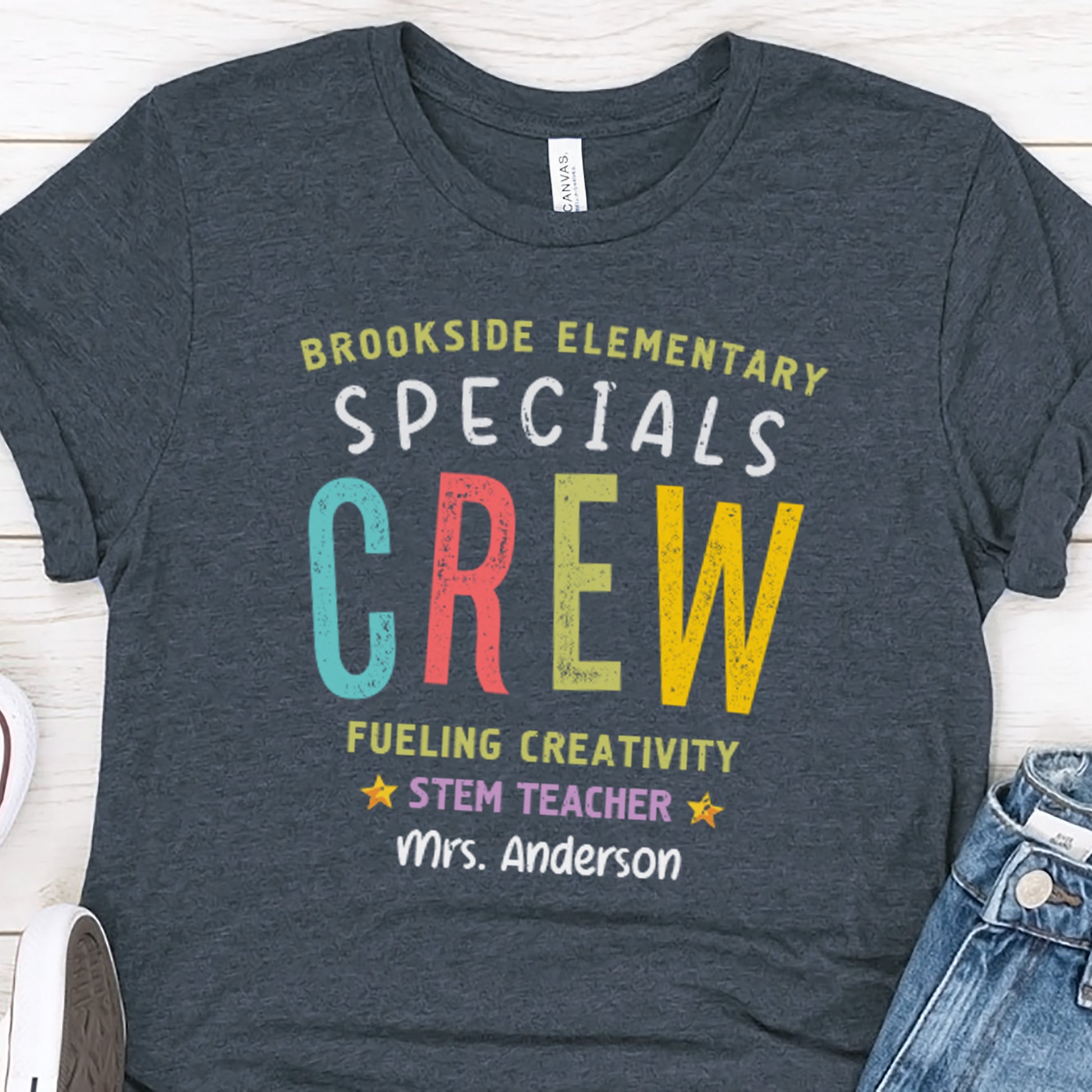 Specials Teacher Team Shirt | Custom Name Gift for Art | Music | PE Teacher