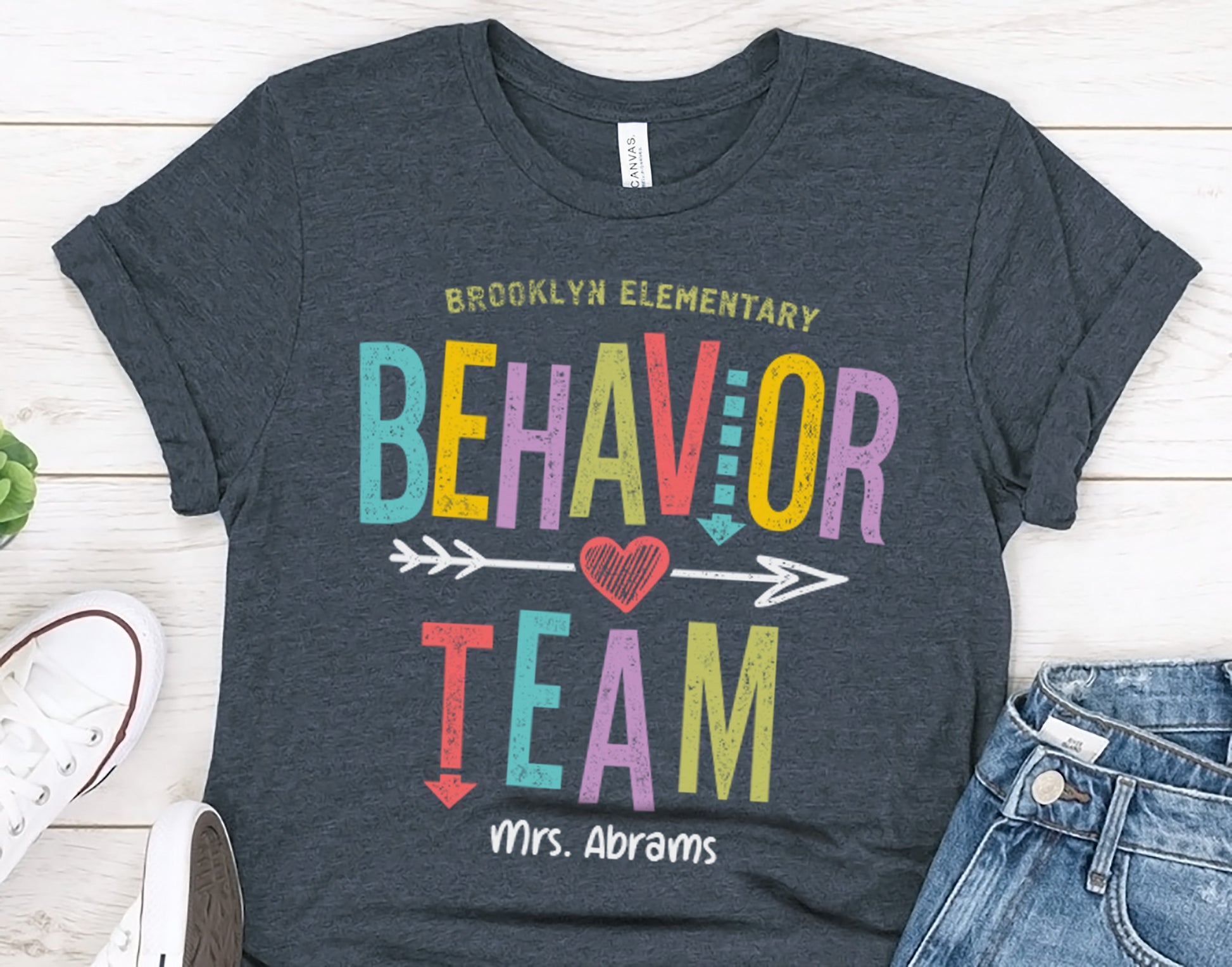 Personalized Behavior Team Shirt | Custom Special Education Tee