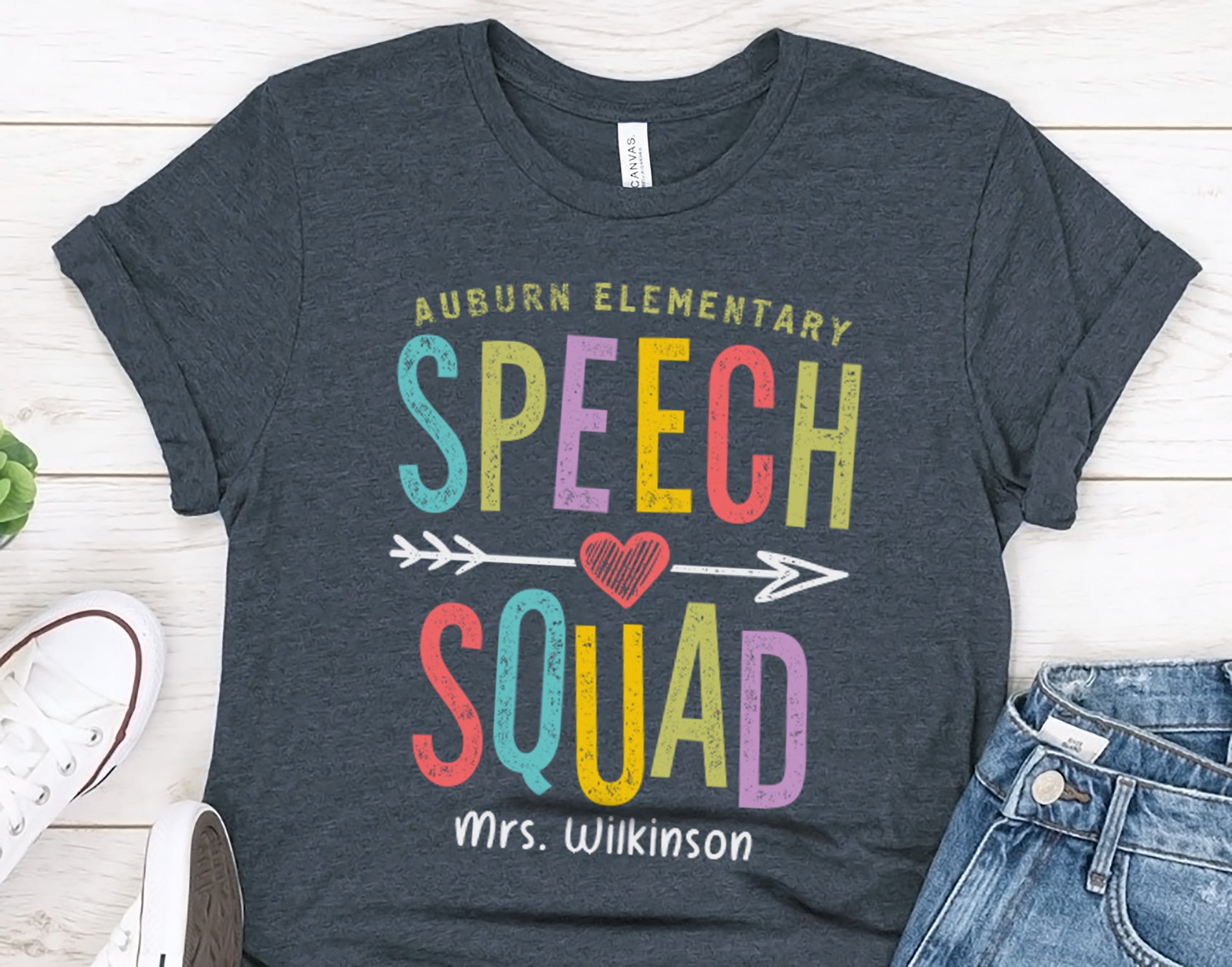 Personalized Speech Squad Therapist Shirt | Custom SLP Team Tee