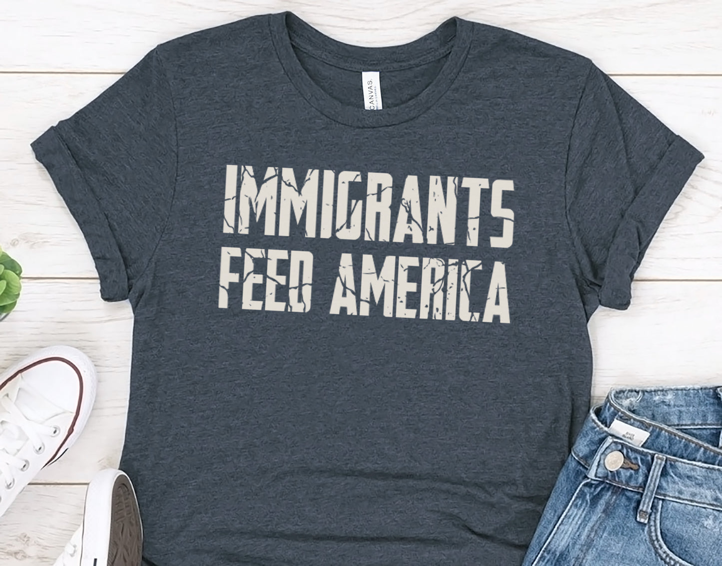 Immigrants Feed America Shirt | Pro Immigrant Tee
