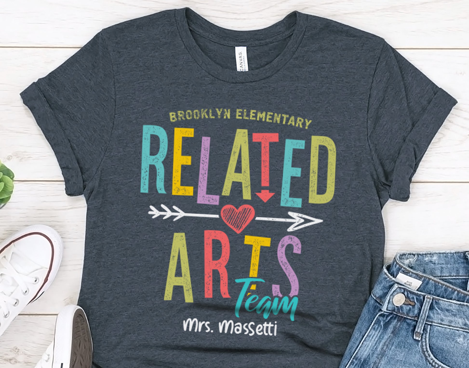 Personalized Related Arts Team Shirt | Custom Specials Teacher Tee