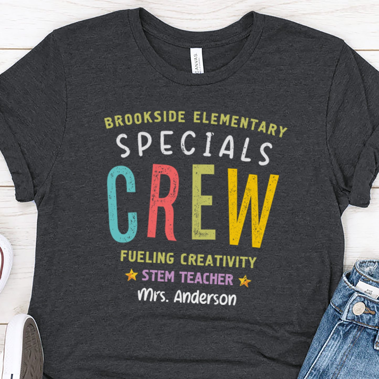 Specials Teacher Team Shirt | Custom Name Gift for Art | Music | PE Teacher