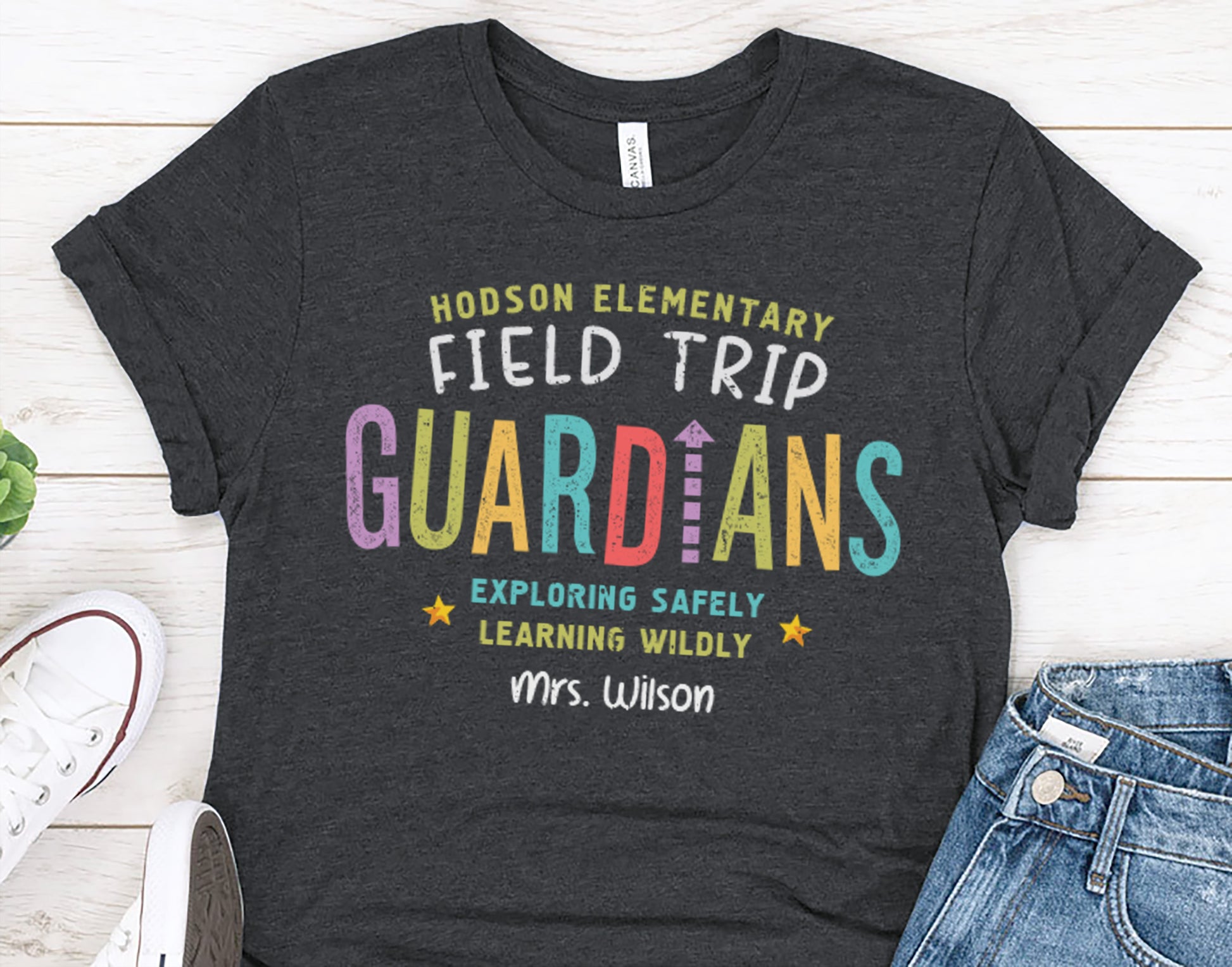 Field Trip Guardians Shirt | Custom Teacher Tee for School Trip