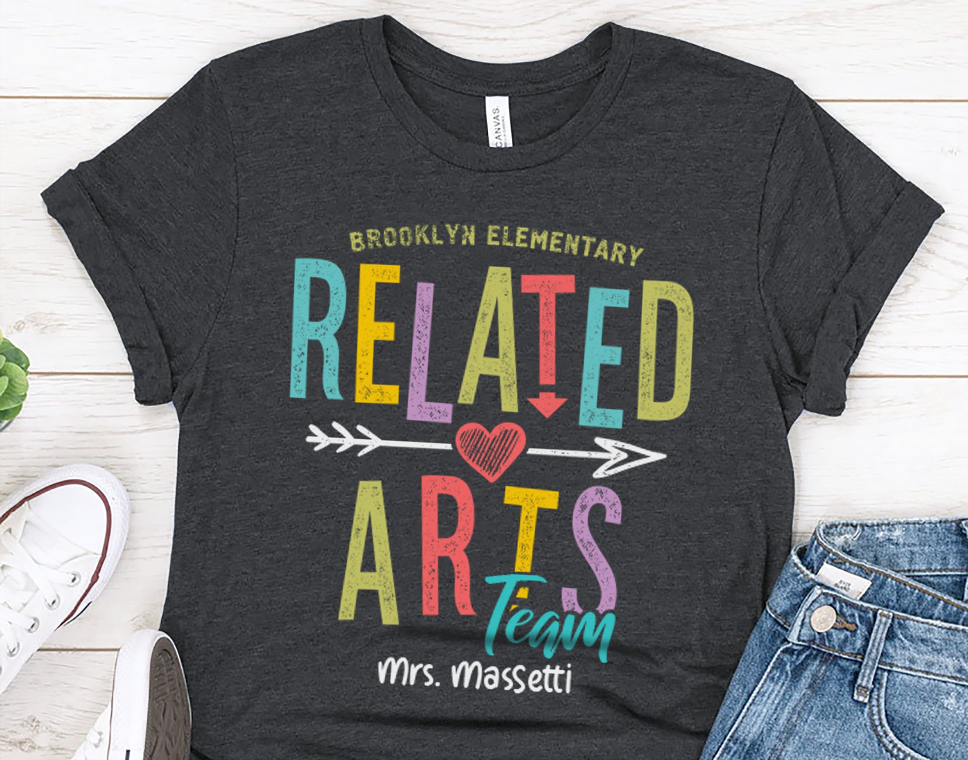 Personalized Related Arts Team Shirt | Custom Specials Teacher Tee