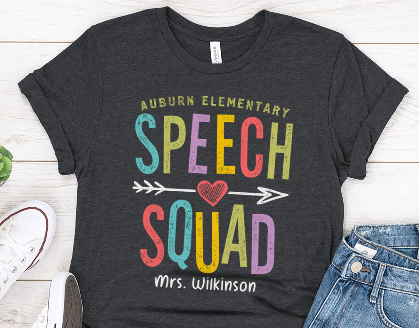 Personalized Speech Squad Therapist Shirt | Custom SLP Team Tee