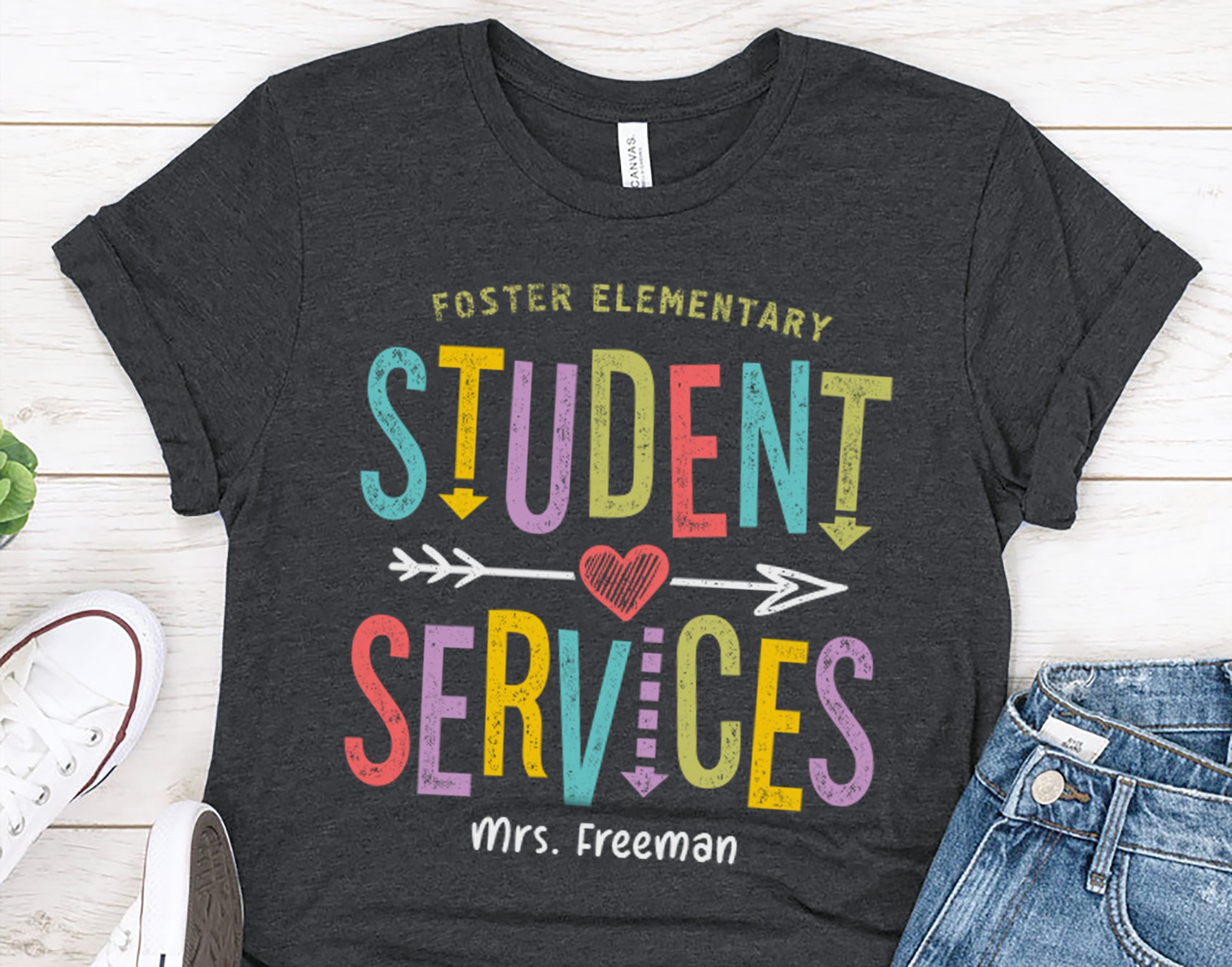 Student Services Shirt | Custom School Counselor Gift | Social Worker Tee