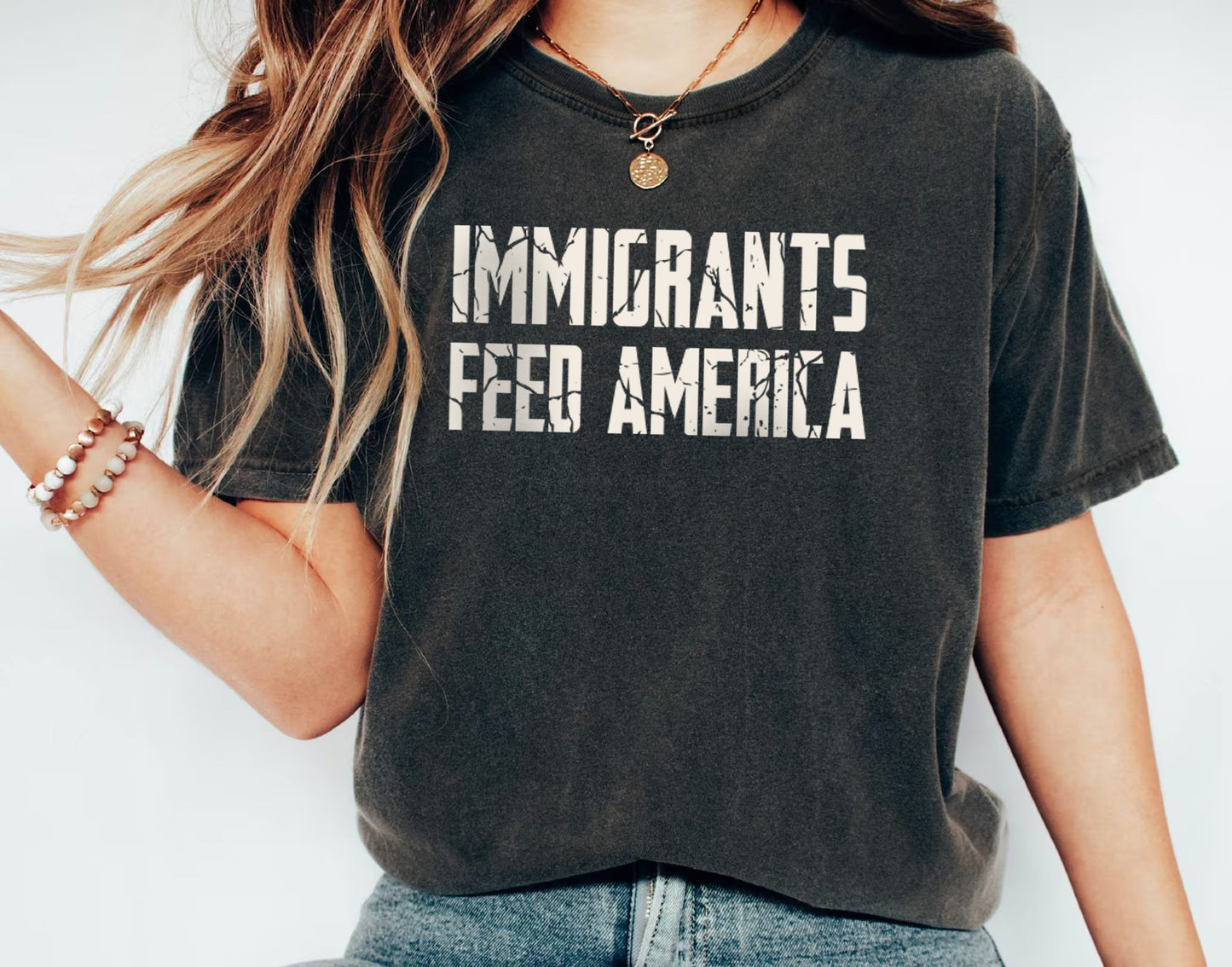Immigrants Feed America Shirt | Pro Immigrant Tee