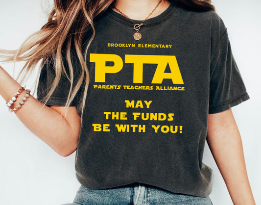 Custom PTA & PTO Team Shirts | School Volunteer Apparel | Custom Text