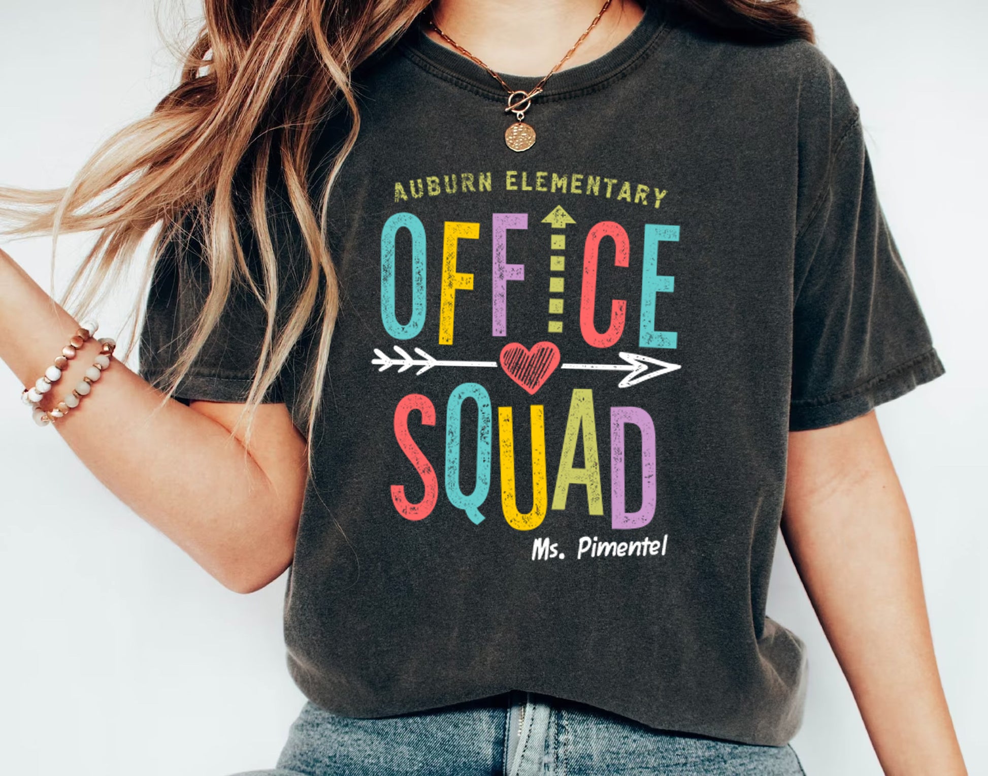 Office Squad TShirt | Personalized School Secretary Shirt | Admin Assistant