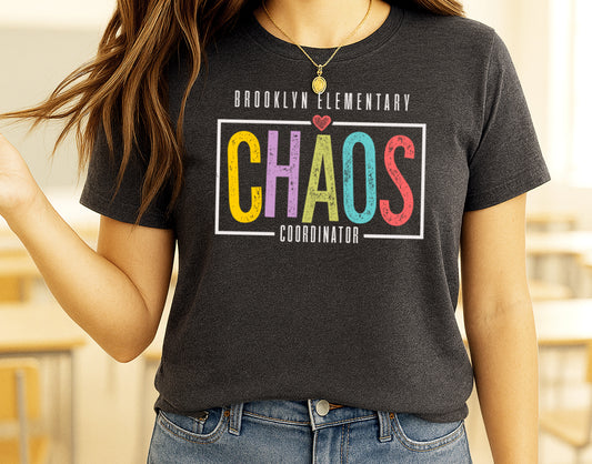 Chaos Coordinator Shirt | Custom Teacher Gift TShirt
