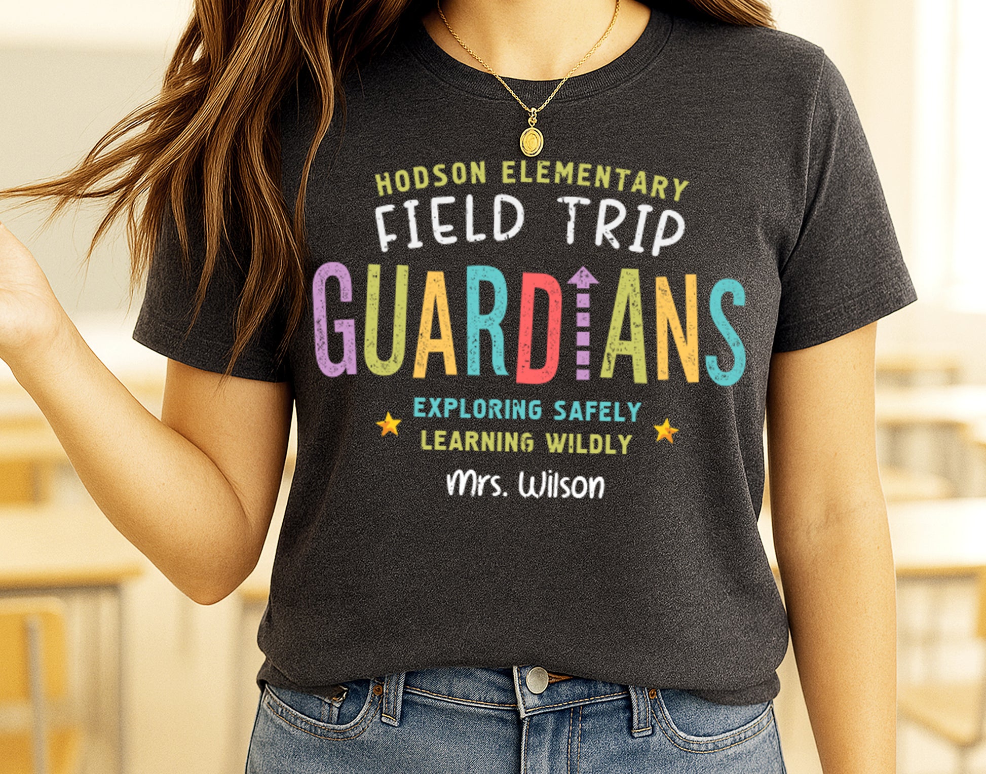 Field Trip Guardians Shirt | Custom Teacher Tee for School Trip