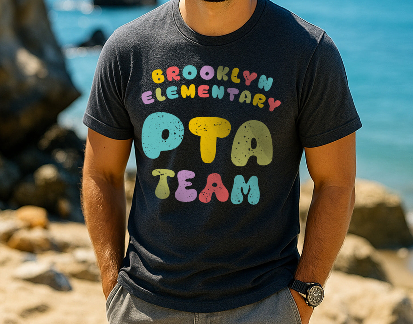 Custom PTA Team School Volunteer Shirt