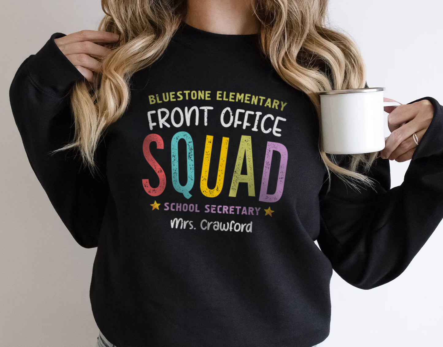 Front Office Squad TShirt | Personalized School Secretary Shirt | Admin Assistant