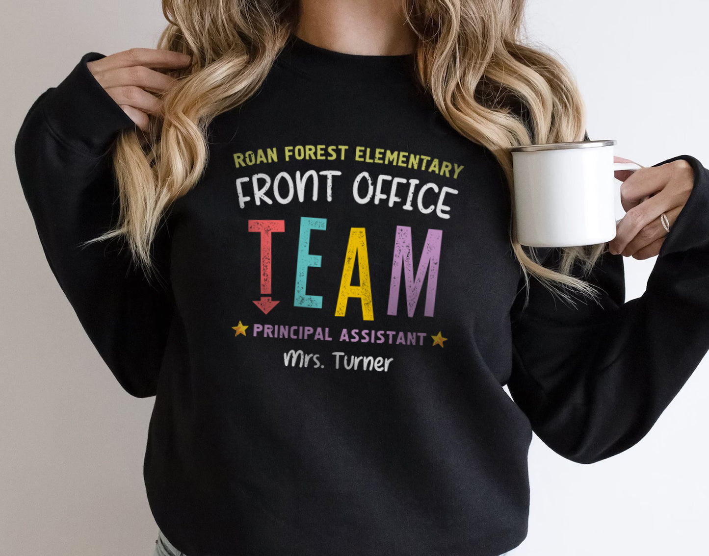 Front Office Team TShirt | Personalized School Secretary Shirt | Admin Assistant