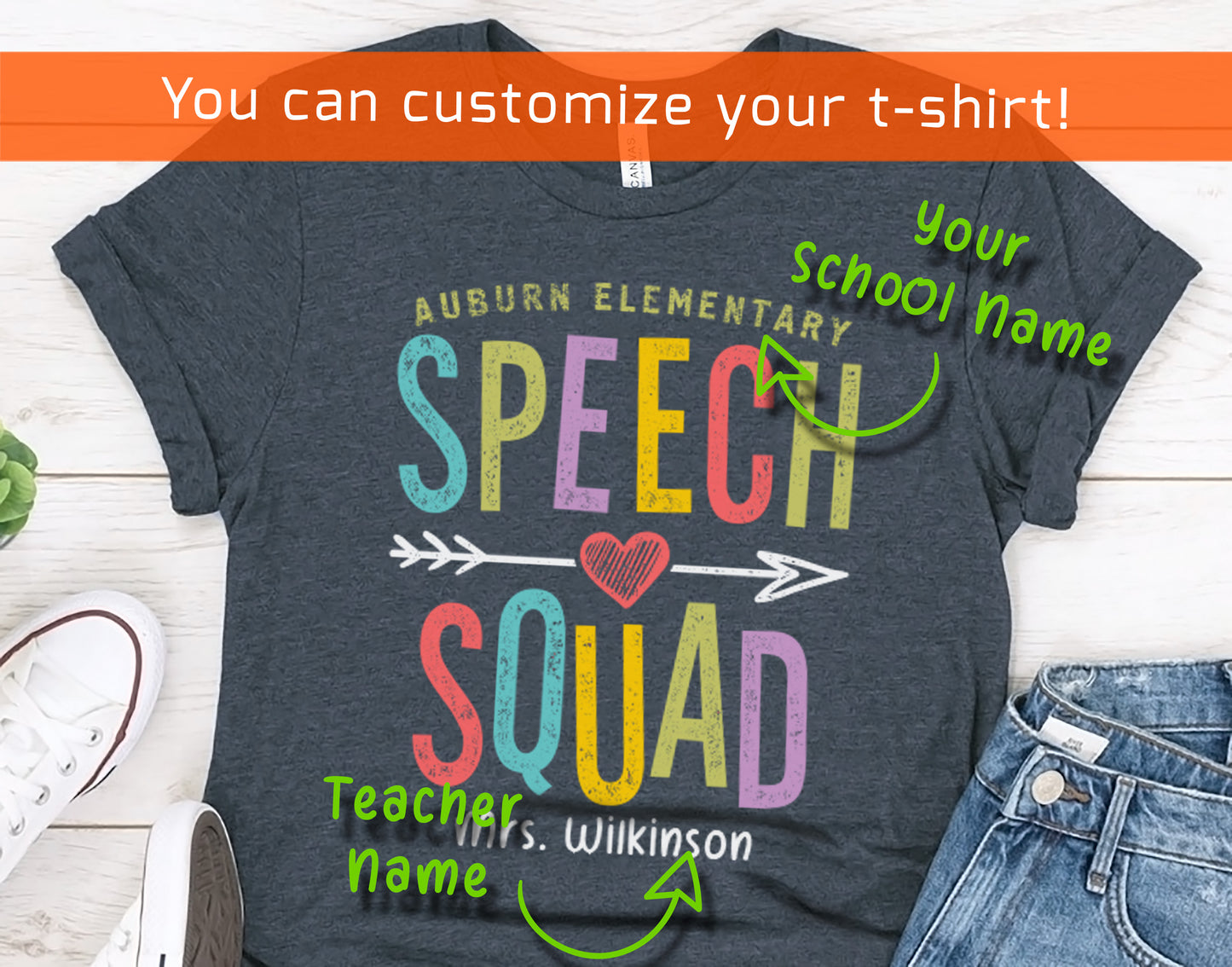 Personalized Speech Squad Therapist Shirt | Custom SLP Team Tee