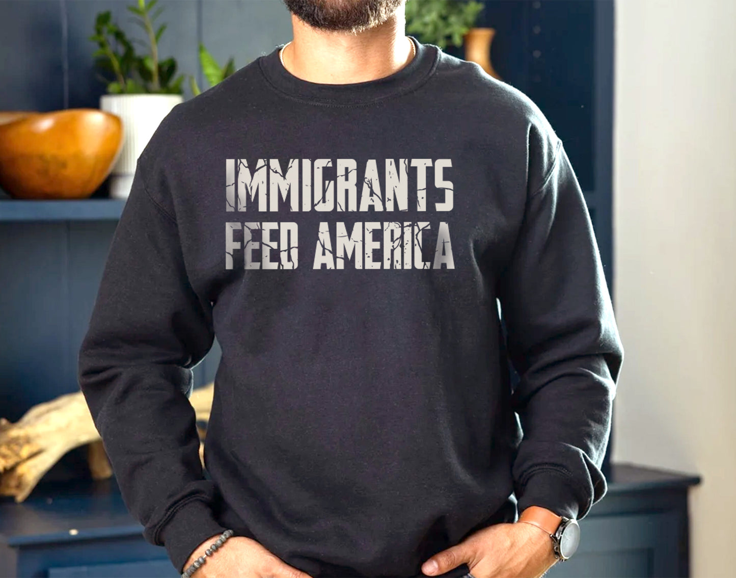 Immigrants Feed America Shirt | Pro Immigrant Tee