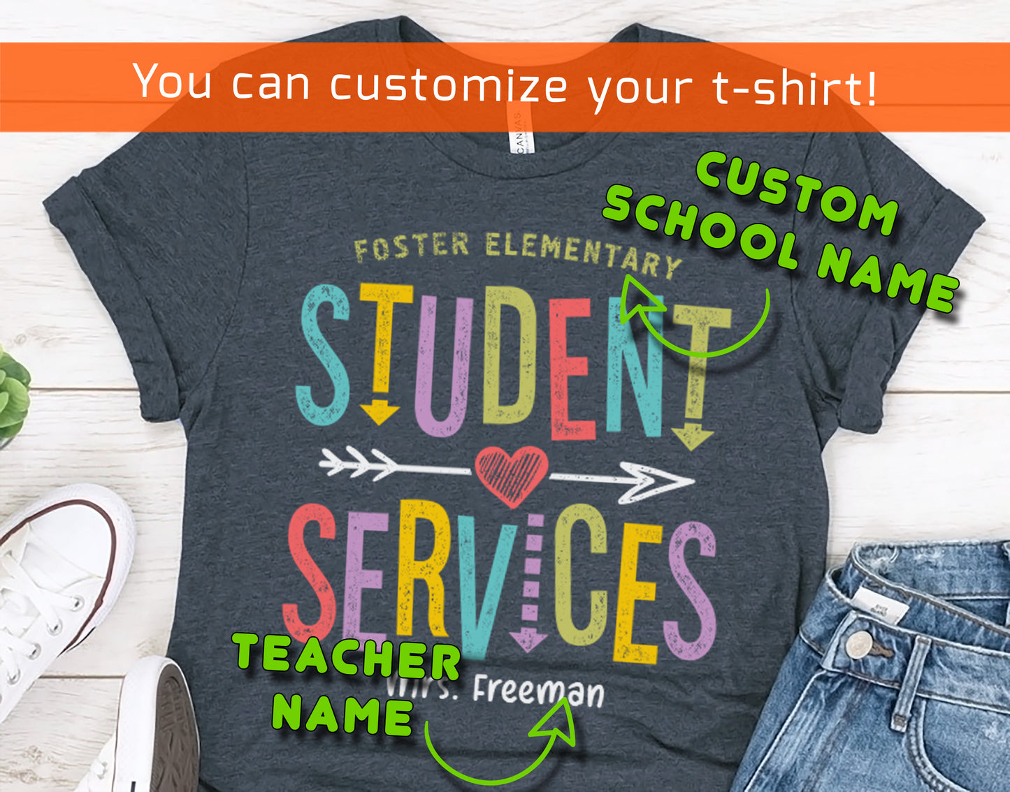 Student Services Shirt | Custom School Counselor Gift | Social Worker Tee