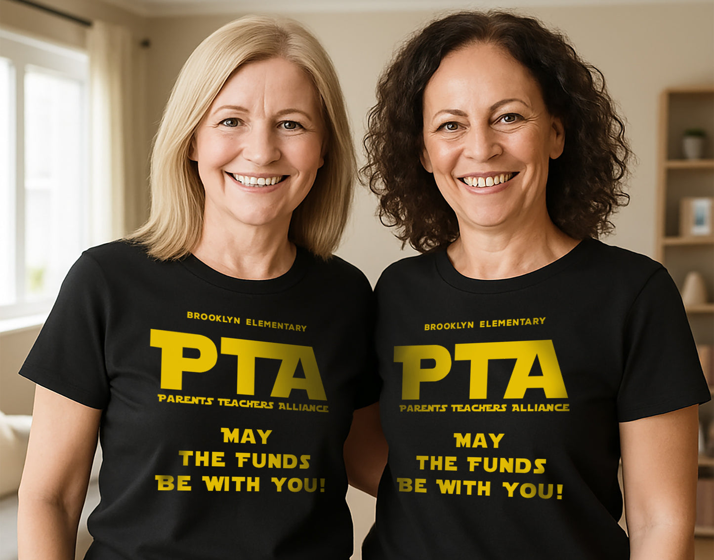Custom PTA & PTO Team Shirts | School Volunteer Apparel | Custom Text
