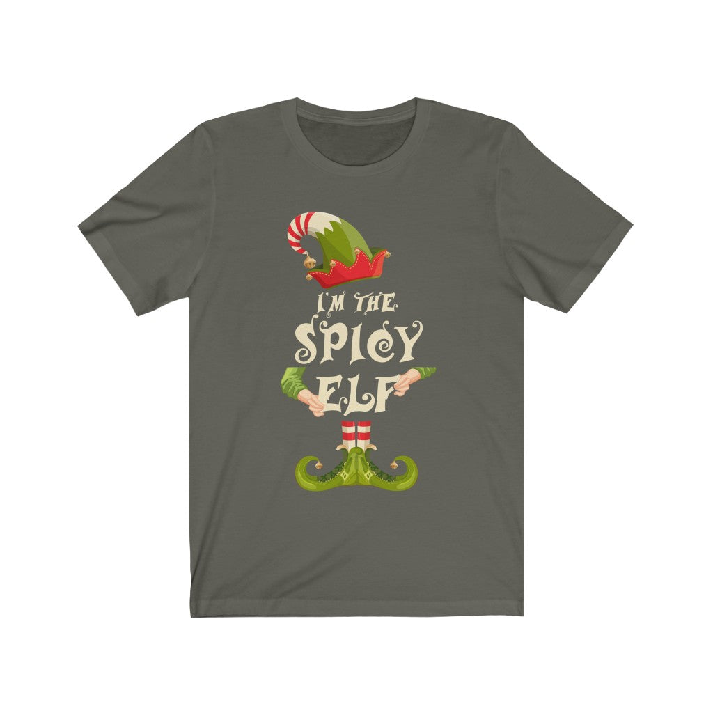Christmas shirt for woman or man - I'm the spicy elf - family matching funny Christmas costume t-shirt - 37 Design Unit