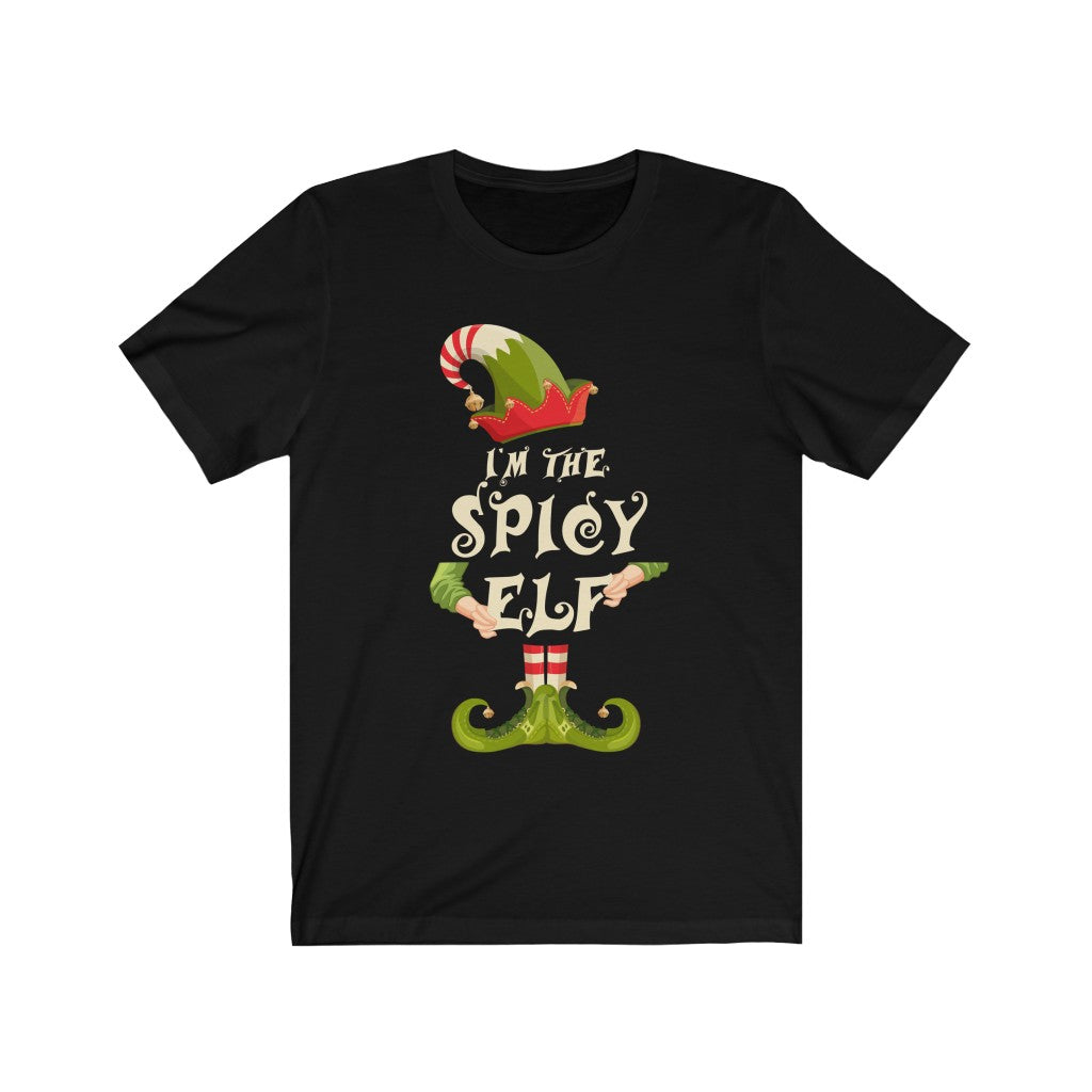 Christmas shirt for woman or man - I'm the spicy elf - family matching funny Christmas costume t-shirt - 37 Design Unit