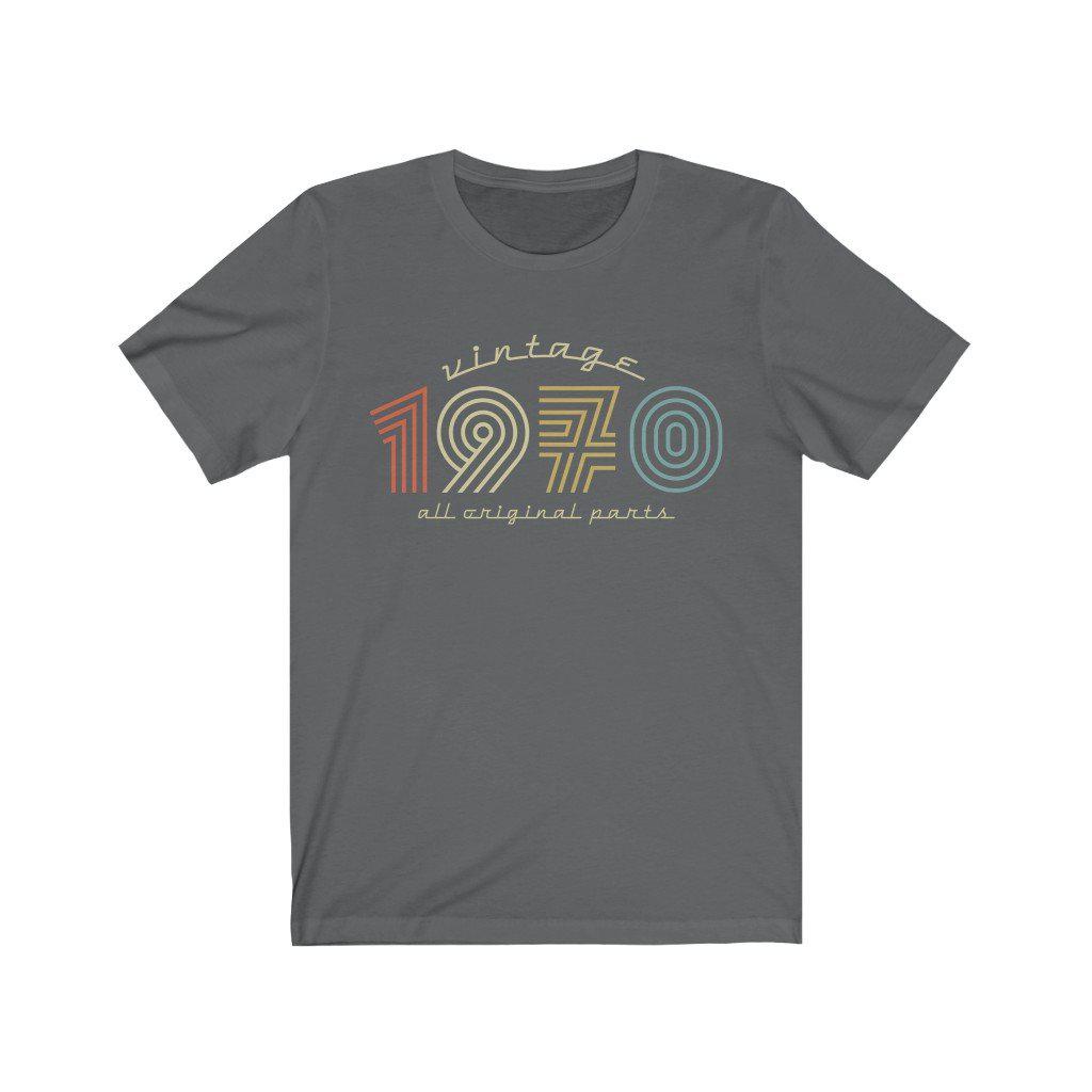 50th Birthday Gifts for Women or Men Vintage 1970 T Shirt for Wife or Husband Gift for Parents - 37 Design Unit