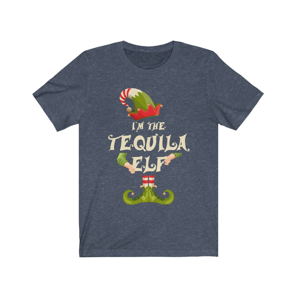 Christmas shirt for woman or man - I'm the tequila elf - family matching funny Christmas costume t-shirt - 37 Design Unit