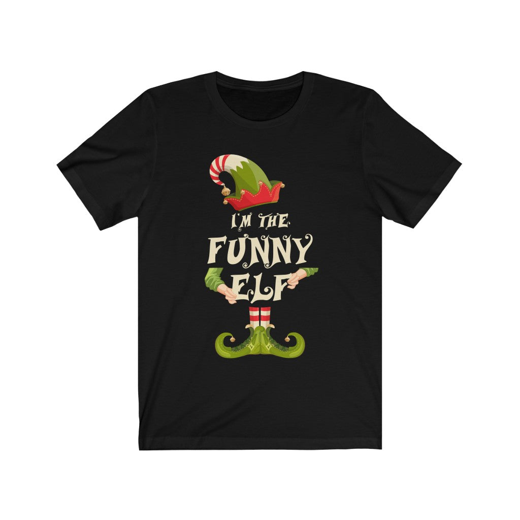 Christmas shirt for woman or man - I'm the funny elf - family matching funny Christmas costume t-shirt - 37 Design Unit