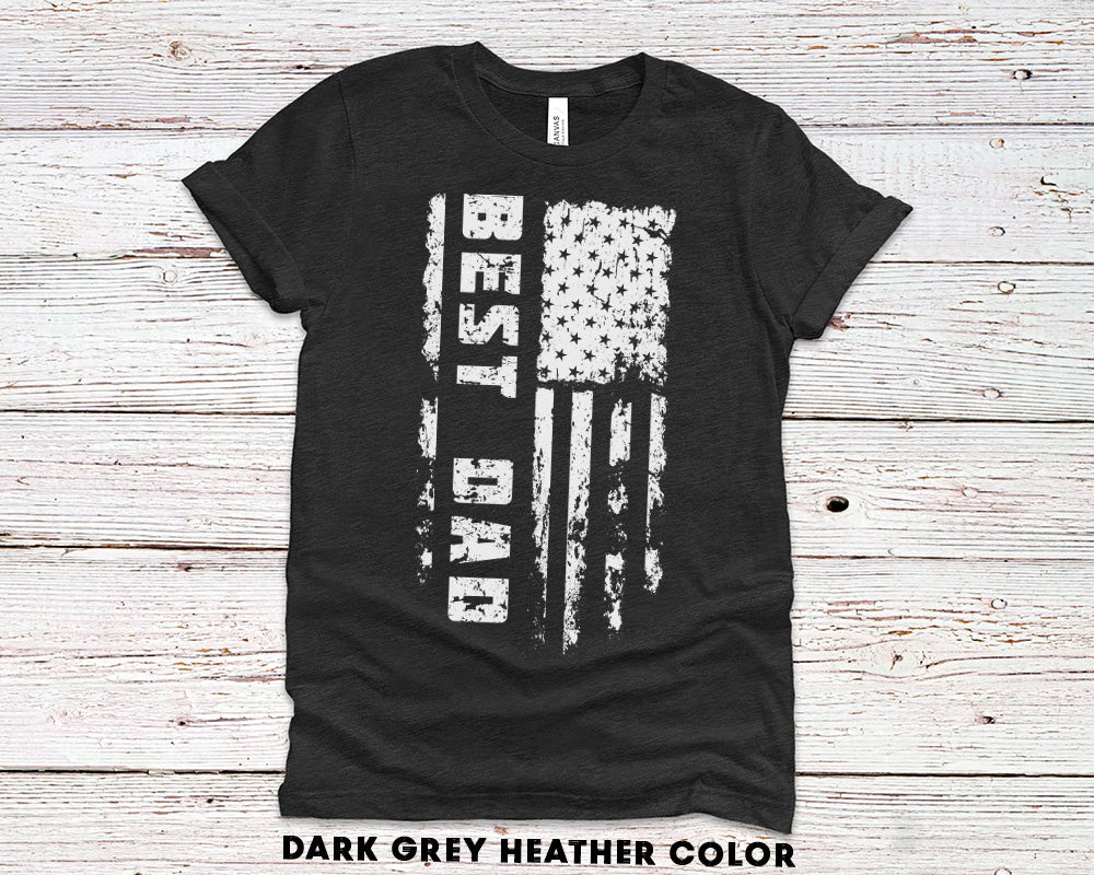 Best Dad gift shirt for father or man, American Flag US Dad, Father's Day Gift Ideas, 50th Birthday gift for Papa, 40th Anniversary gift for Husband or Brother - 37 Design Unit