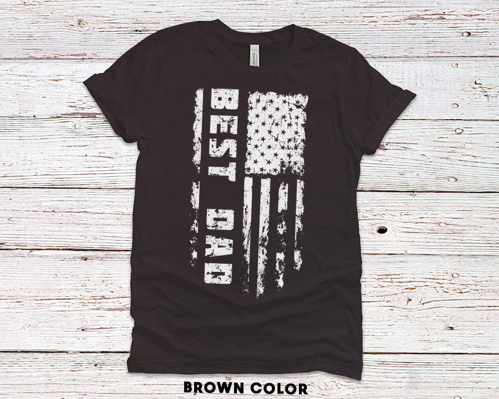 Best Dad gift shirt for father or man, American Flag US Dad, Father's Day Gift Ideas, 50th Birthday gift for Papa, 40th Anniversary gift for Husband or Brother - 37 Design Unit