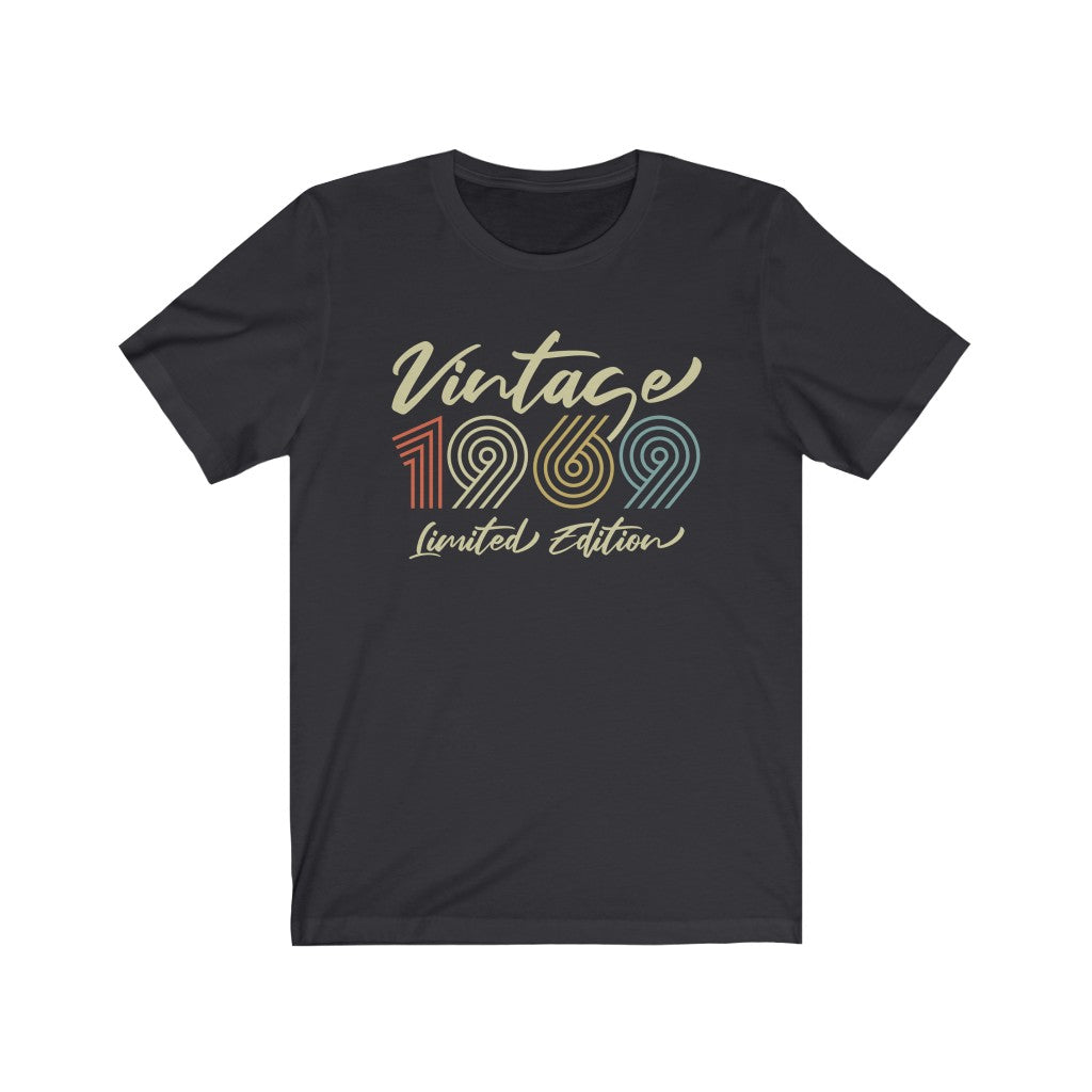 51st birthday gift ideas for men or women, Vintage 1969 Limited Edition t-shirt for wife or husband - 37 Design Unit