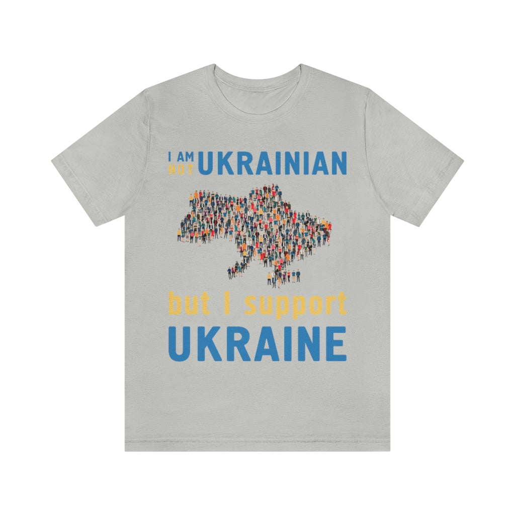 I Support Ukraine t-shirt for men or women - Stop war in Ukraine! - 37 Design Unit