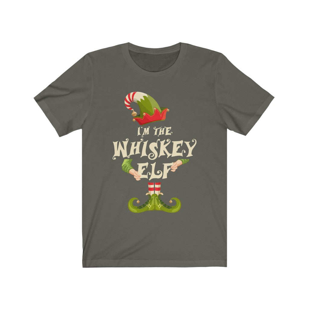 Christmas shirt for woman or man - I'm the whiskey elf - family matching funny Christmas costume t-shirt - 37 Design Unit