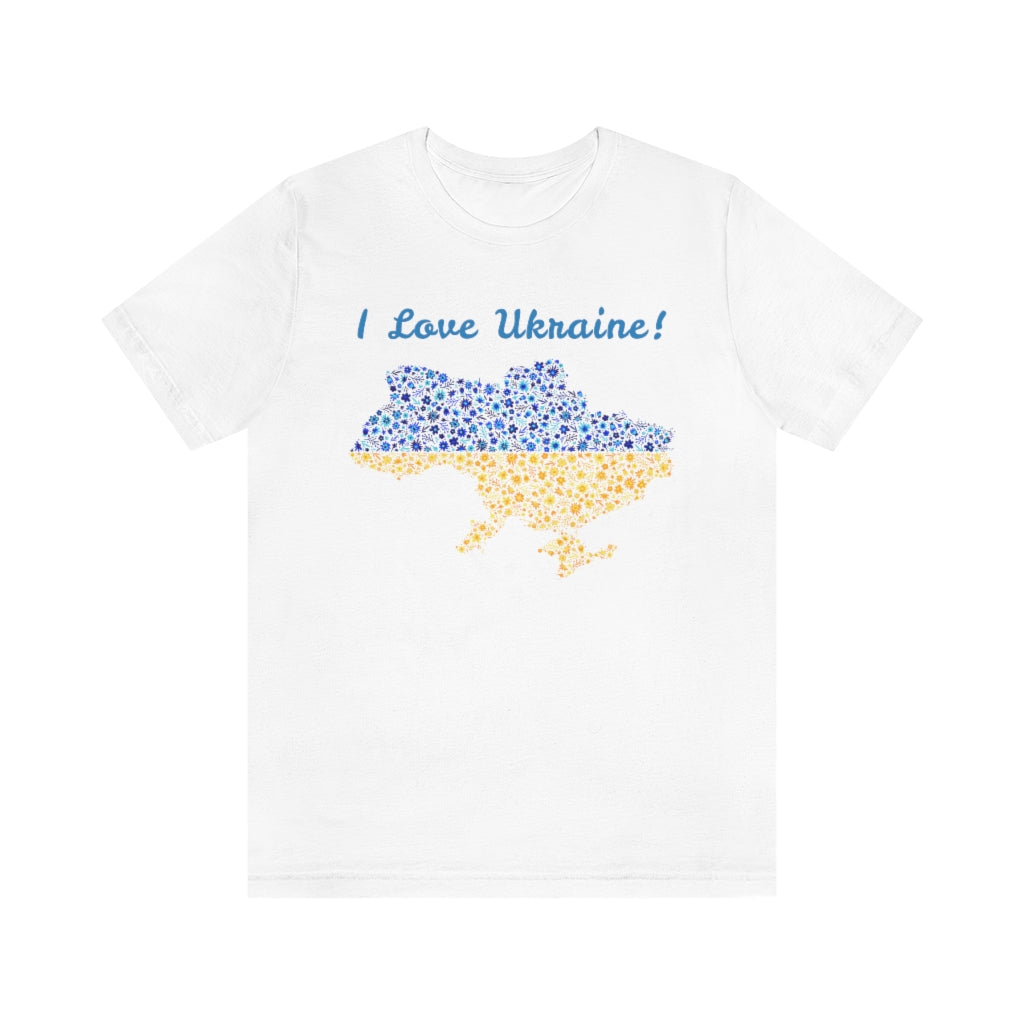 I Love Ukraine t-shirt for men or women - 37 Design Unit