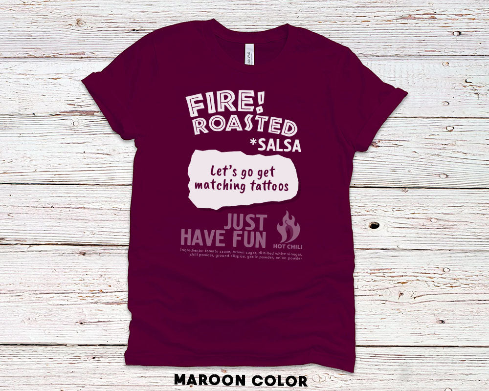 Taco Fire-Roasted Sauce Group Halloween Costumes T-Shirt, Diablo Hot Mild Verde Sauce Shirts, Couples Family Halloween Matching Tees, Office Costumes - 37 Design Unit