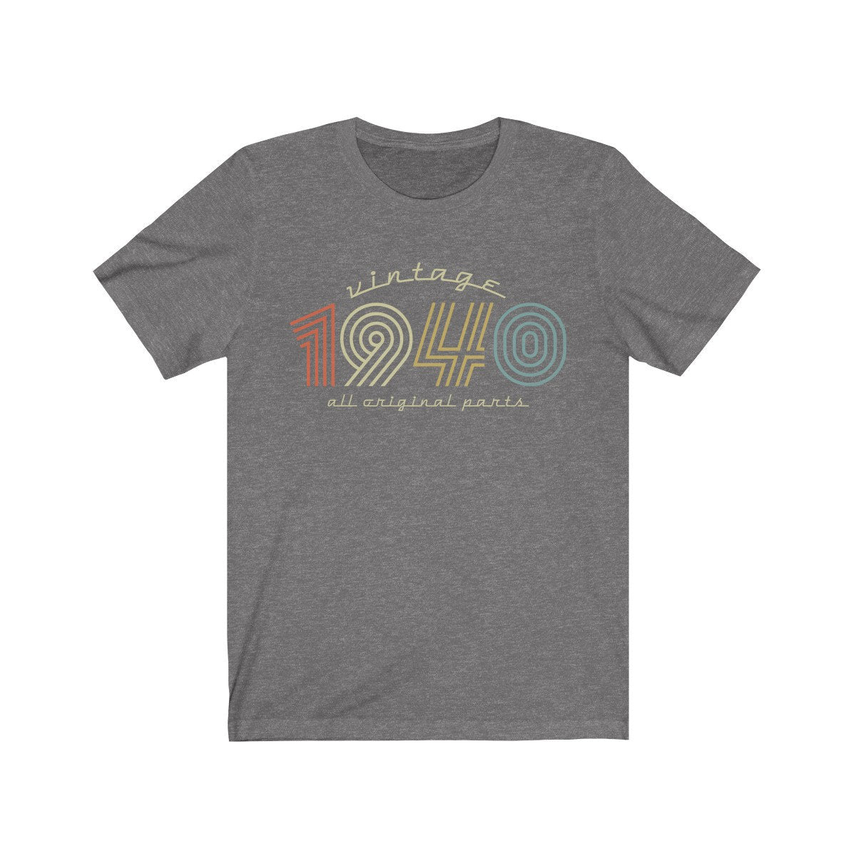 Vintage 1940 Birthday gift t-shirt for women or men