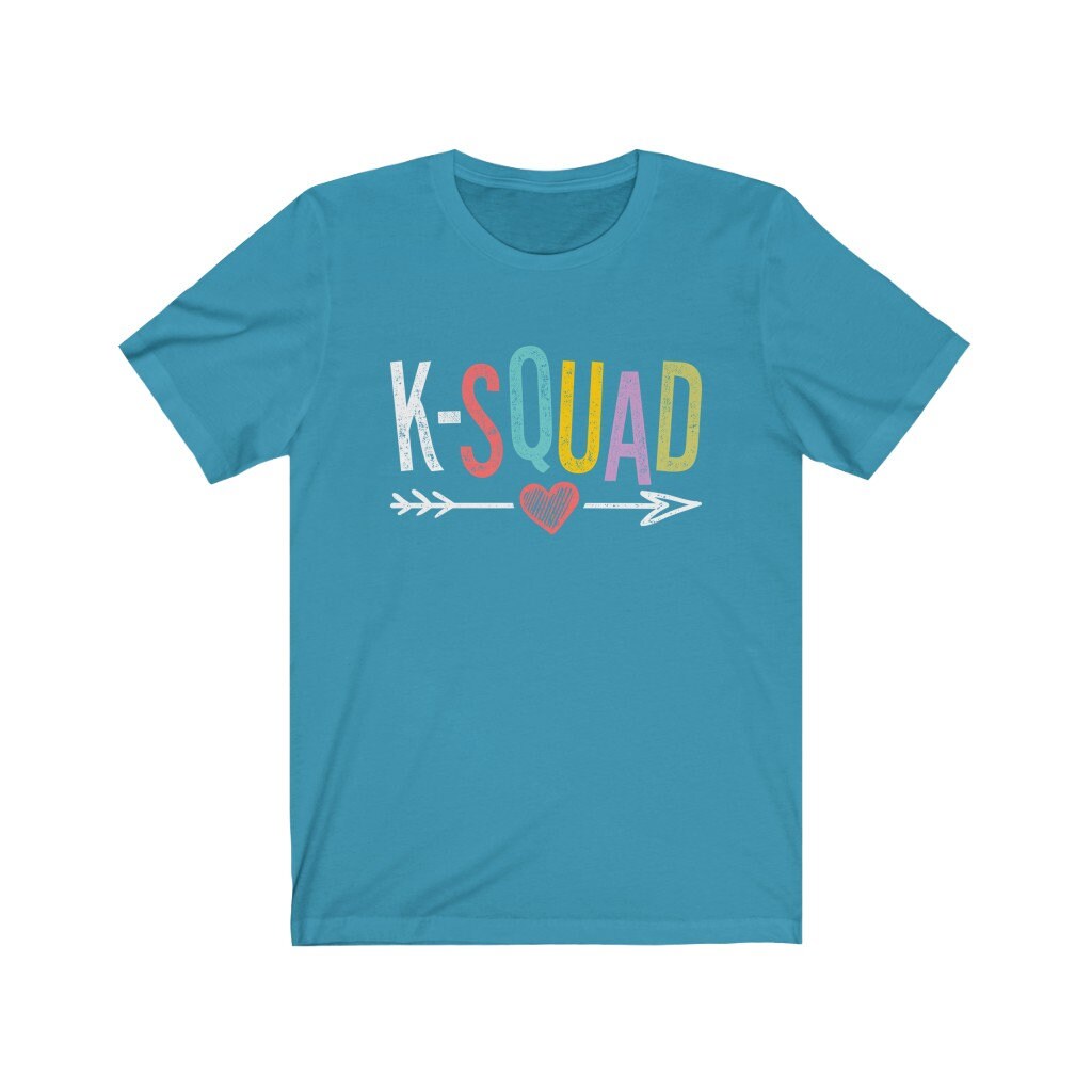 K-Squad Teacher t-shirt - Kindergarten Team Shirt for Teacher Squad