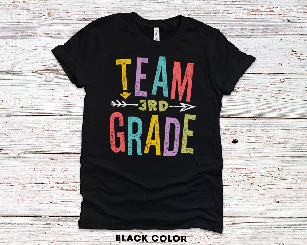 Team 3rd Grade Teacher T-Shirt - Teacher Squad Shirt