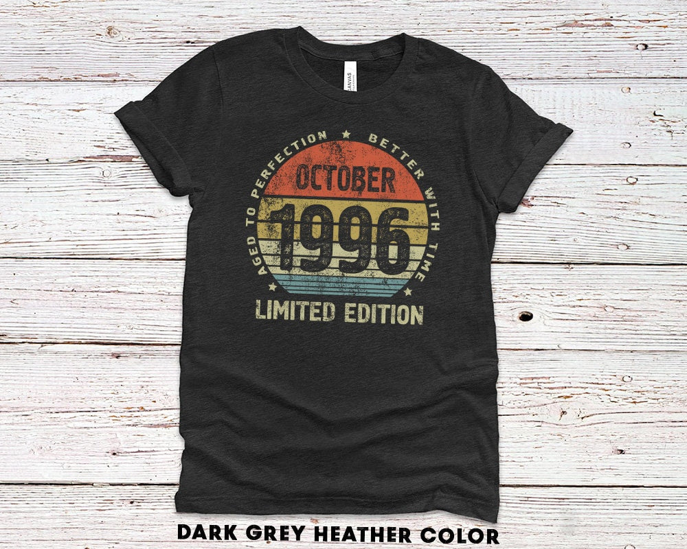 Vintage October 27th birthday gift t-shirt for Daughter or Son