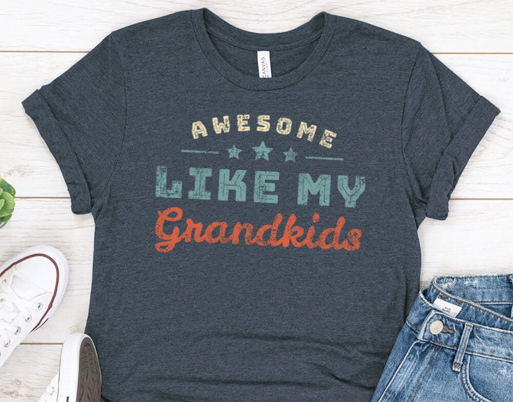 Awesome Like My Grandkids gift t-shirt for Men or Women - 37 Design Unit