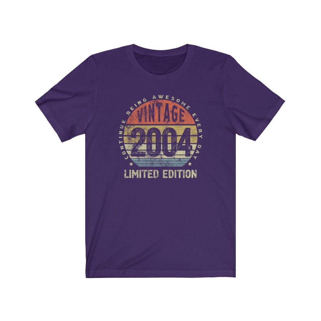 Vintage 2004 Birthday Shirt for son or daughter, Continue being awesome t-shirt for boy or girl