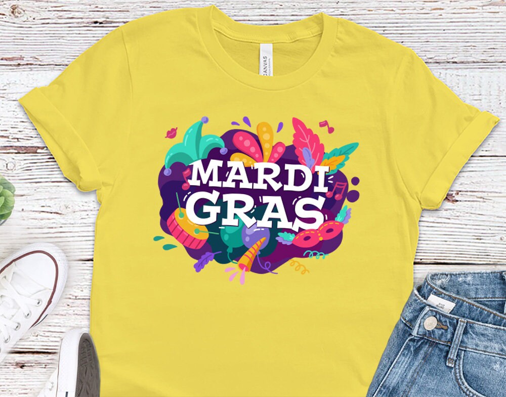Mardi Gras Gift T-Shirt for women or men - Mardi Gras Carnival Shirt - 37 Design Unit