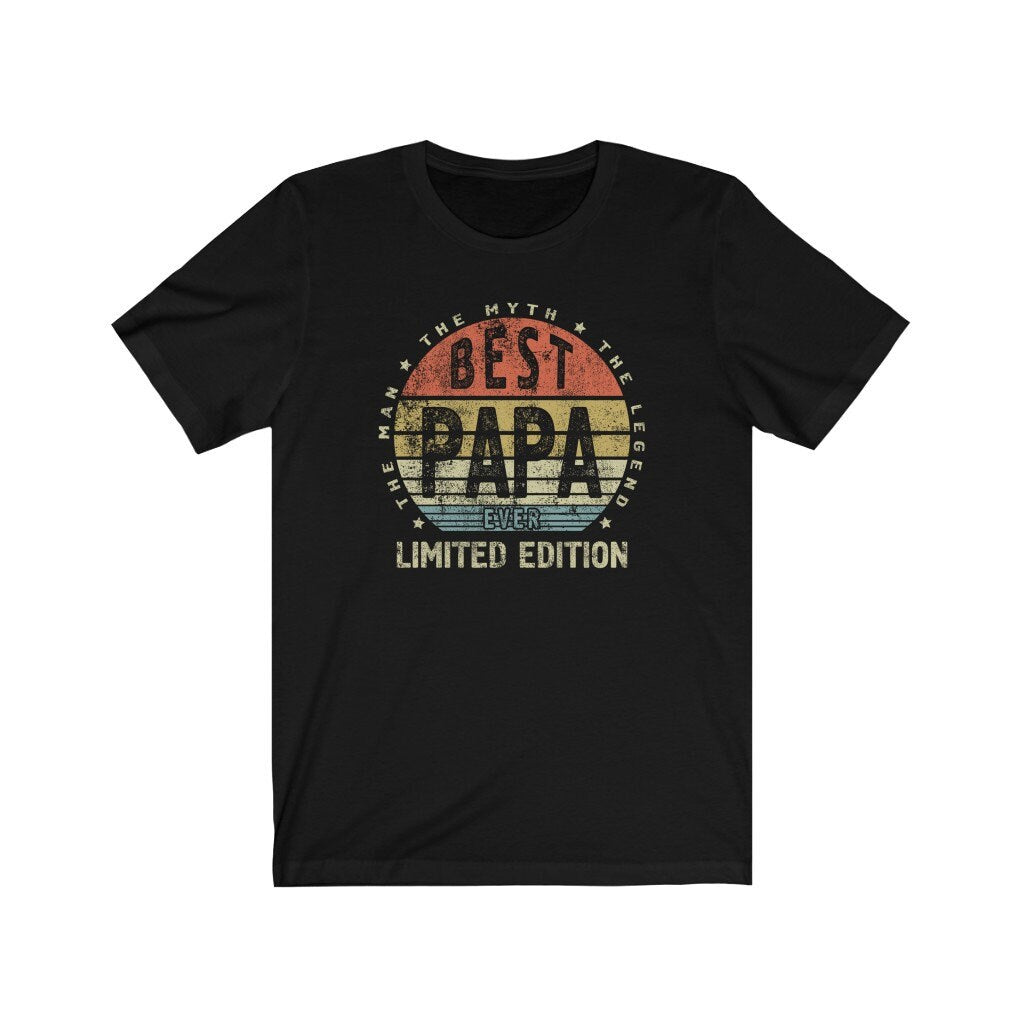 Best Papa Ever The Man The Myth The Legend Gift Shirt for Dad or Husband
