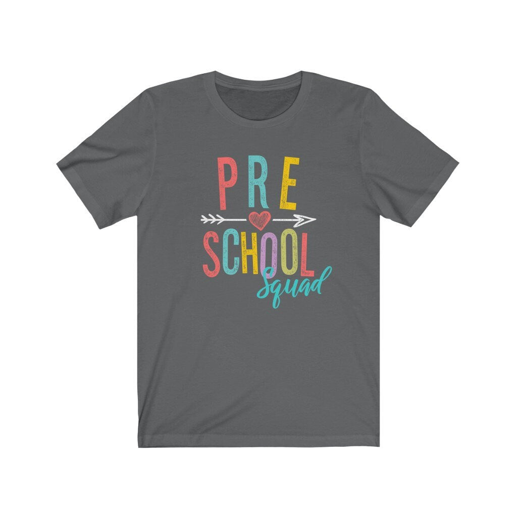 Pre School Squad Shirt, Teacher Team T-Shirts, Preschool Squad Tee, Teacher Team T-Shirts